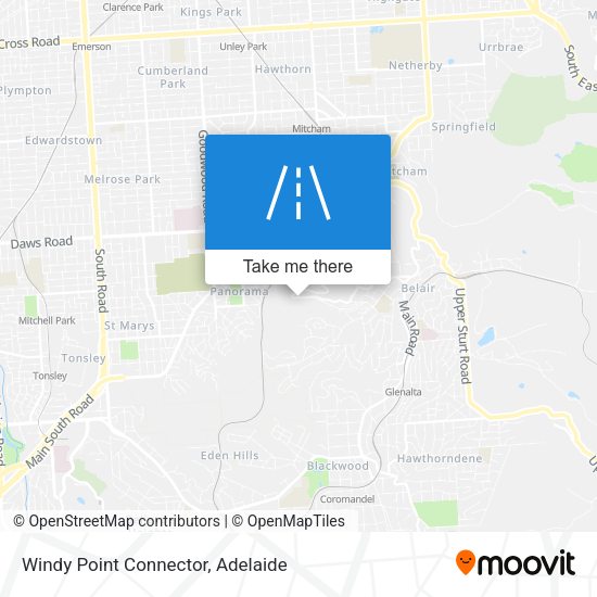 Windy Point Connector map