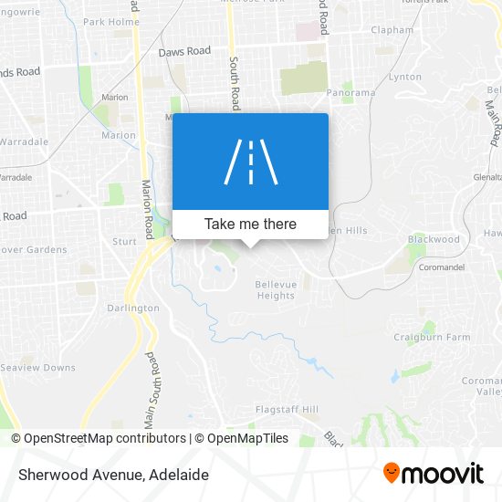 Sherwood Avenue map