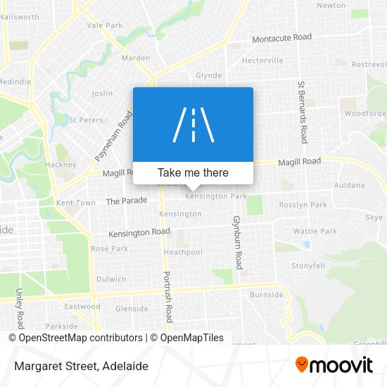 Margaret Street map