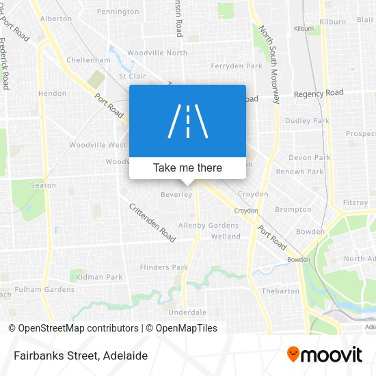 Fairbanks Street map