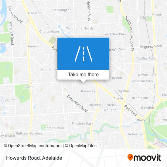 Howards Road map