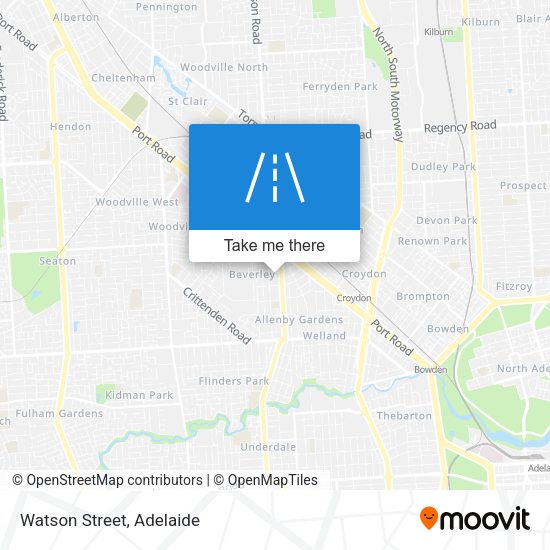 Watson Street map