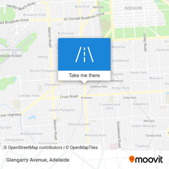Glengarry Avenue map