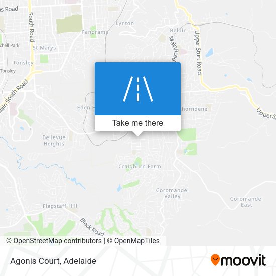 Agonis Court map