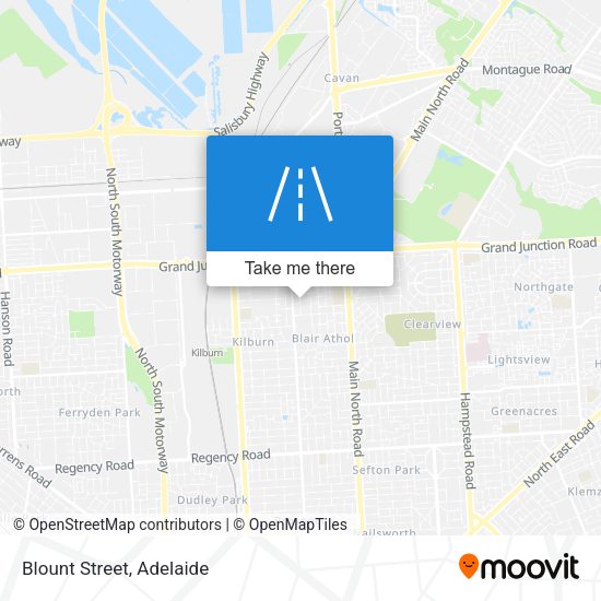 Blount Street map