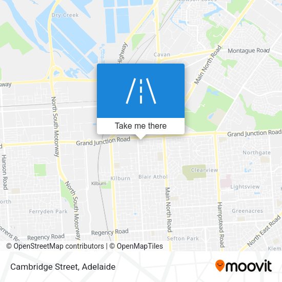 Cambridge Street map