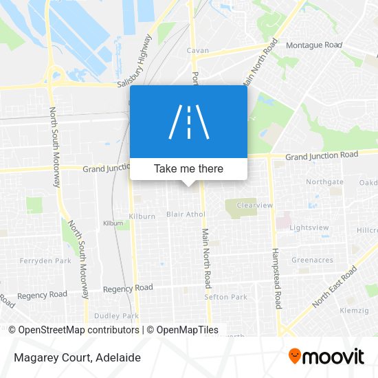 Magarey Court map