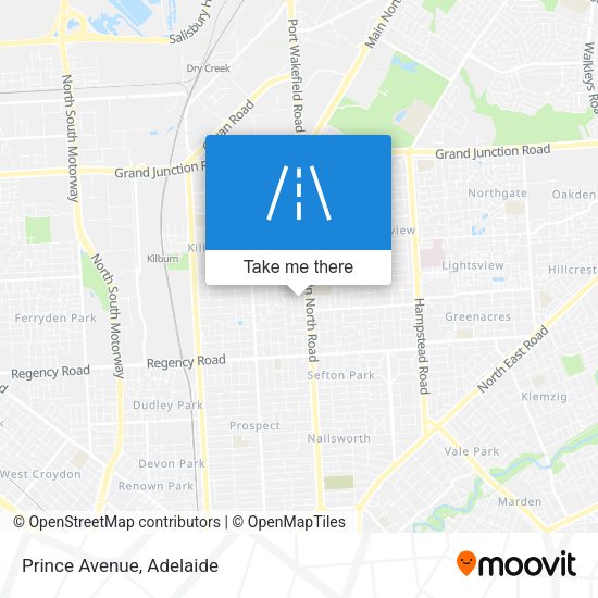 Prince Avenue map