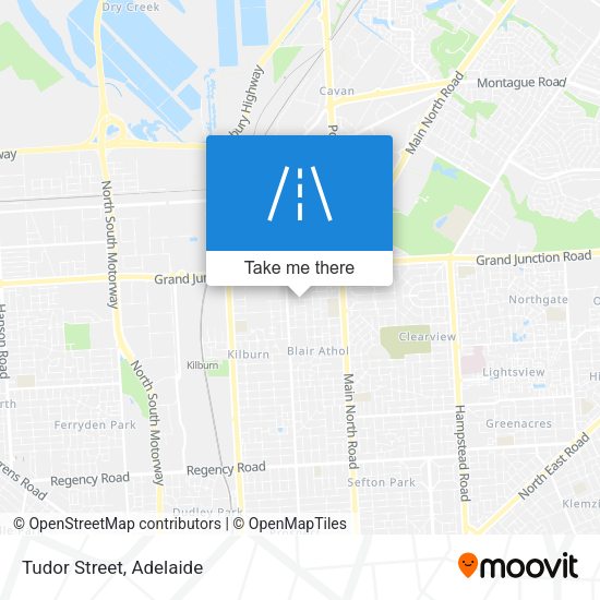 Tudor Street map