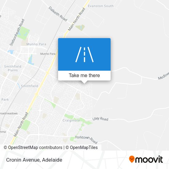 Cronin Avenue map