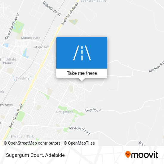 Sugargum Court map