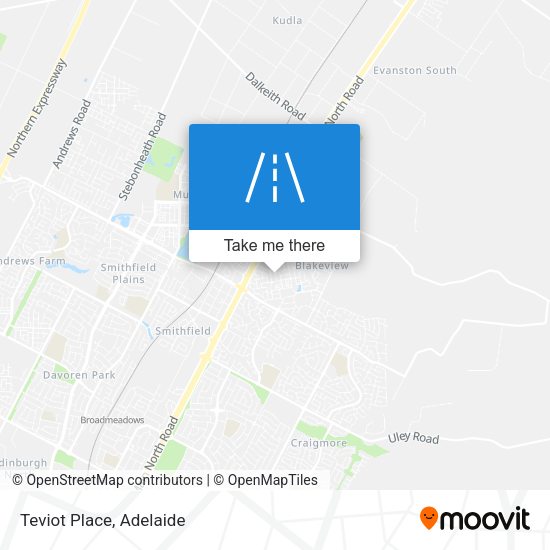 Teviot Place map