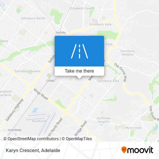 Karyn Crescent map