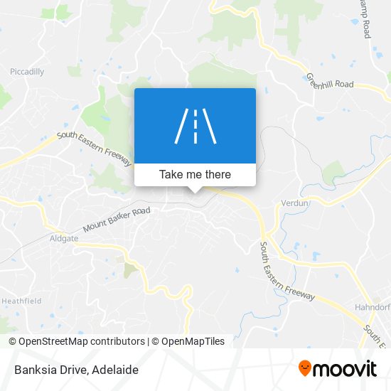 Banksia Drive map