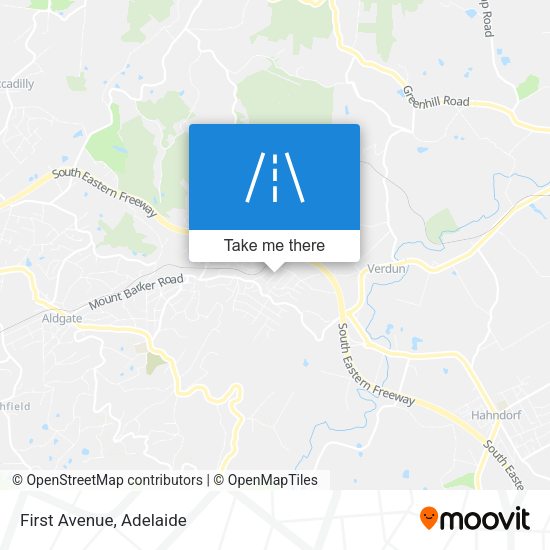 First Avenue map