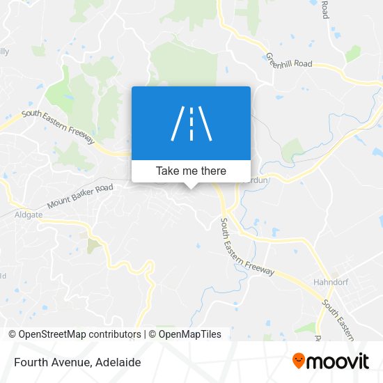Fourth Avenue map