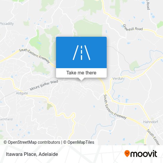 Itawara Place map
