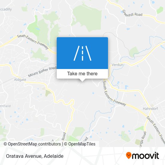 Oratava Avenue map