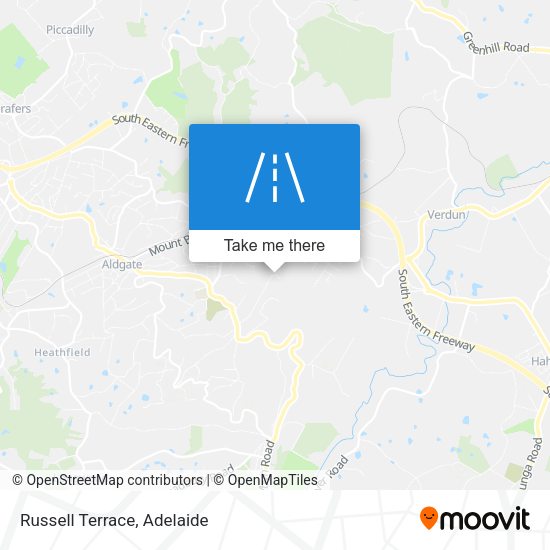Russell Terrace map