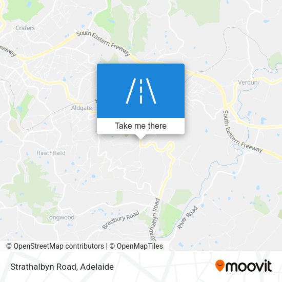 Strathalbyn Road map