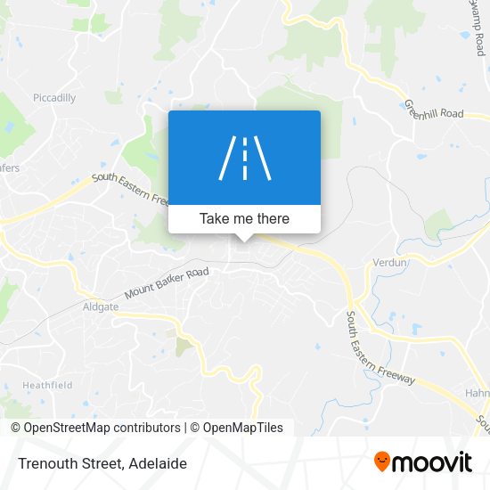 Trenouth Street map