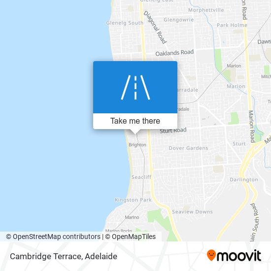 Cambridge Terrace map