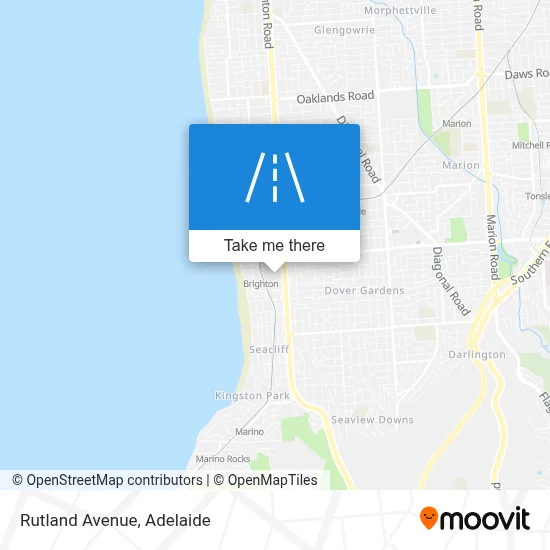 Mapa Rutland Avenue