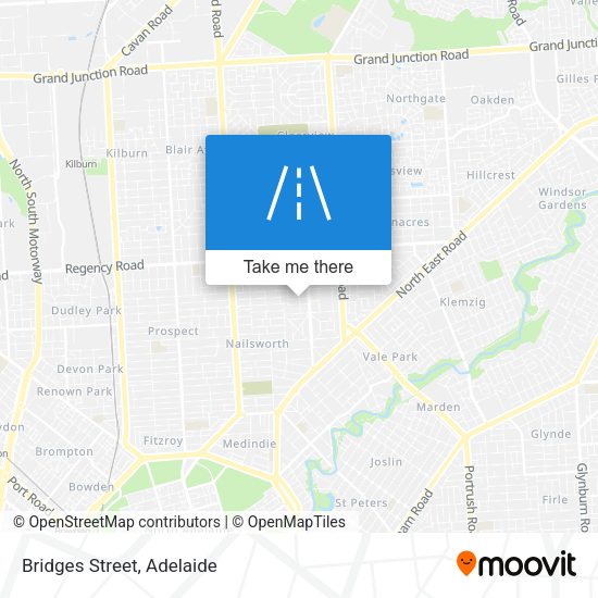 Bridges Street map