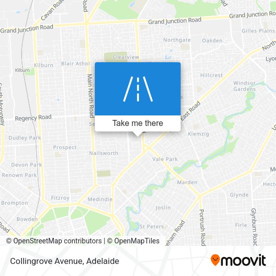 Collingrove Avenue map