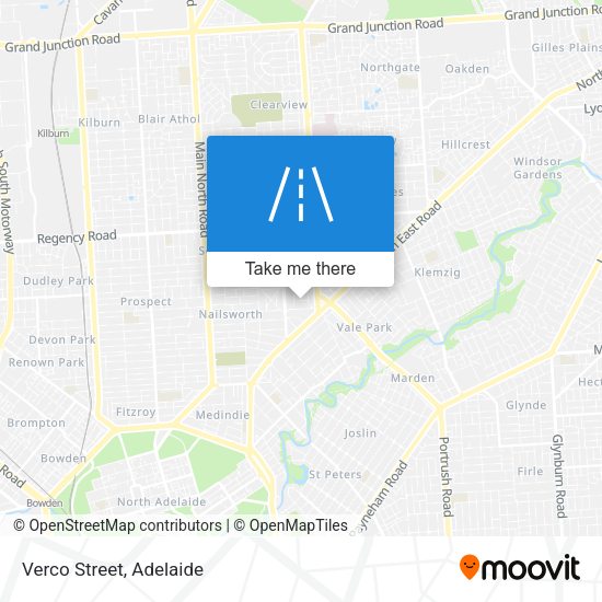 Verco Street map