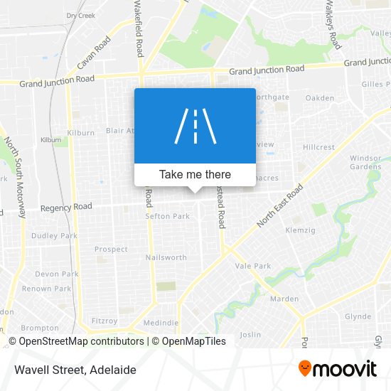 Wavell Street map