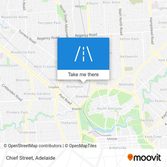 Chief Street map