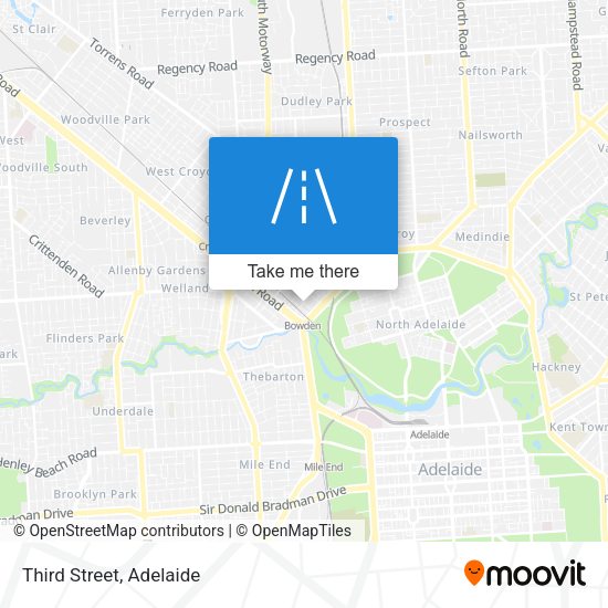 Third Street map