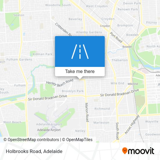 Holbrooks Road map