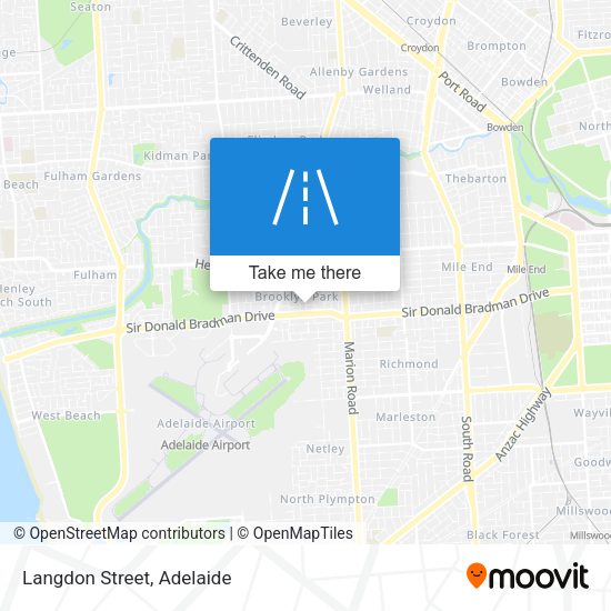 Langdon Street map