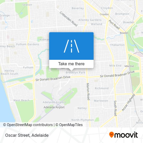 Oscar Street map