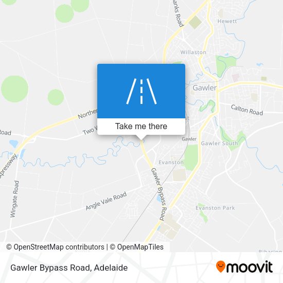 Gawler Bypass Road map