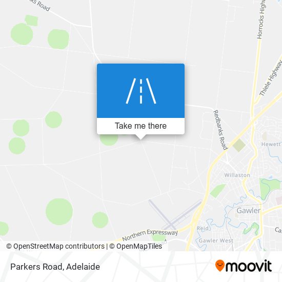 Parkers Road map