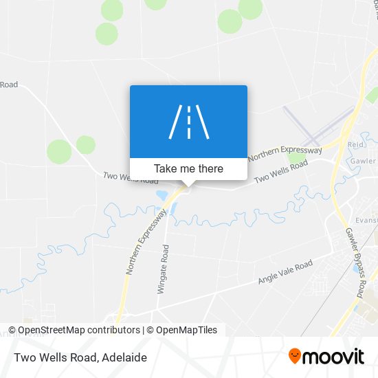 Two Wells Road map