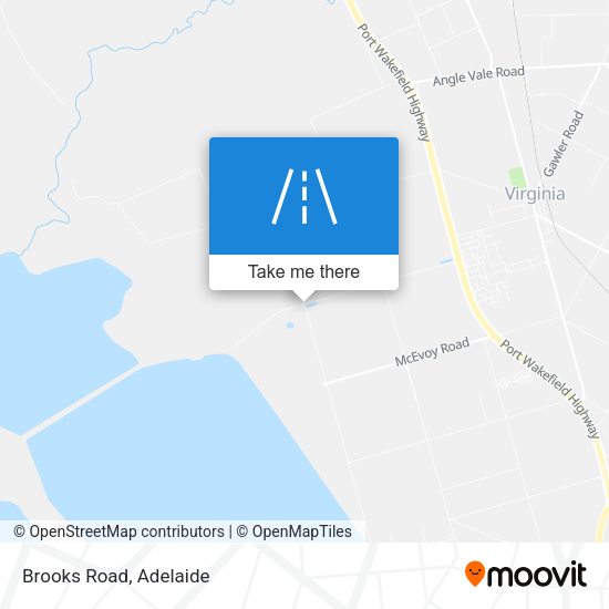 Brooks Road map