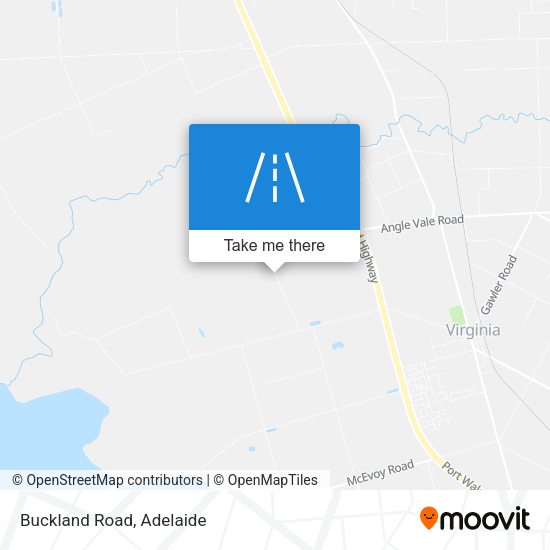 Buckland Road map