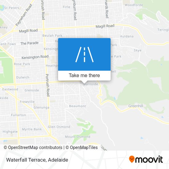 Waterfall Terrace map