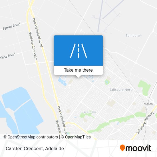 Carsten Crescent map