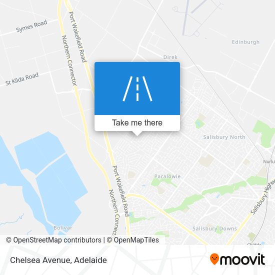 Chelsea Avenue map