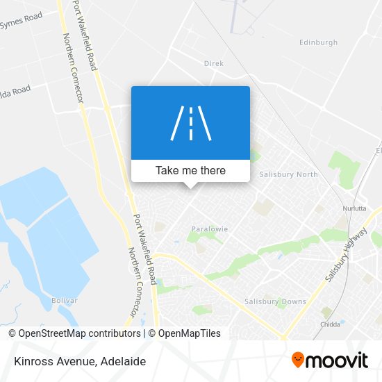 Kinross Avenue map