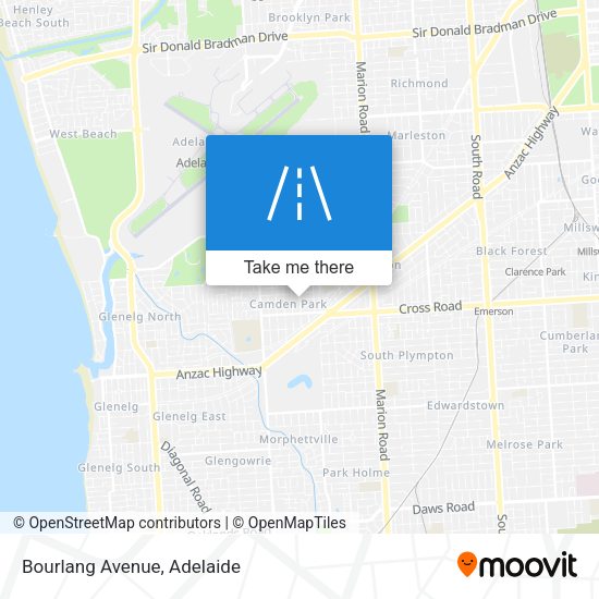 Bourlang Avenue map