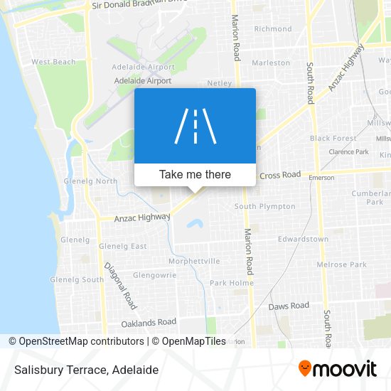 Salisbury Terrace map