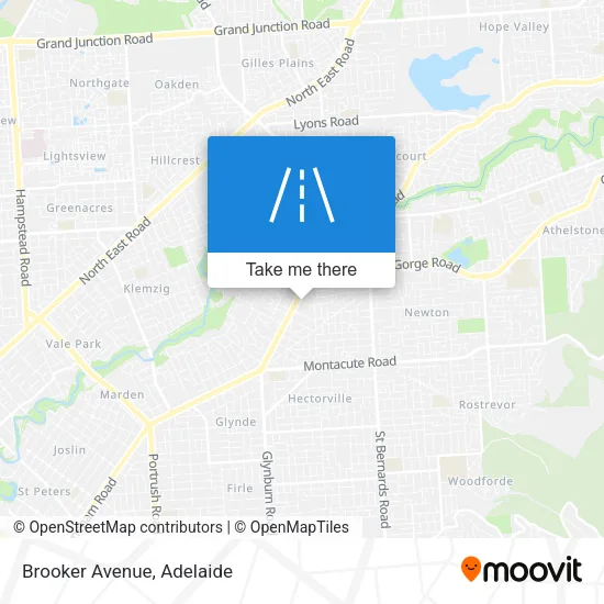 Brooker Avenue map