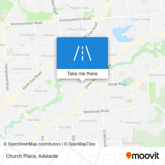 Church Place map