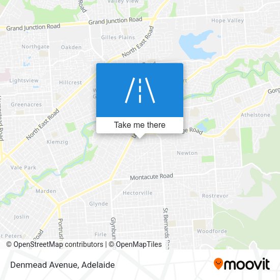 Denmead Avenue map